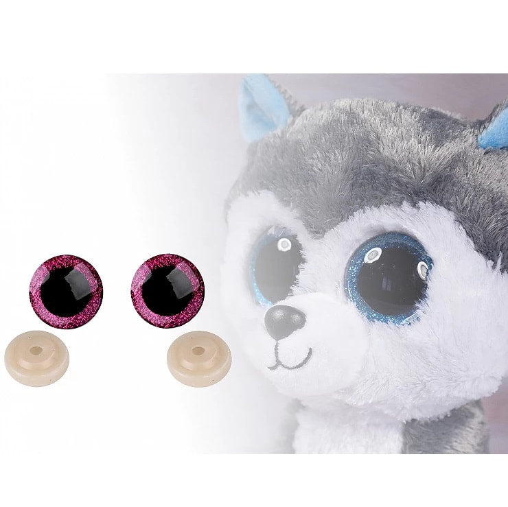 25mm Glitter Safety Eyes kosse nanat khar kosse 