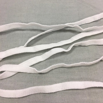 6mm wide Latex free white elastic