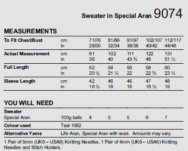 Stylecraft 9074