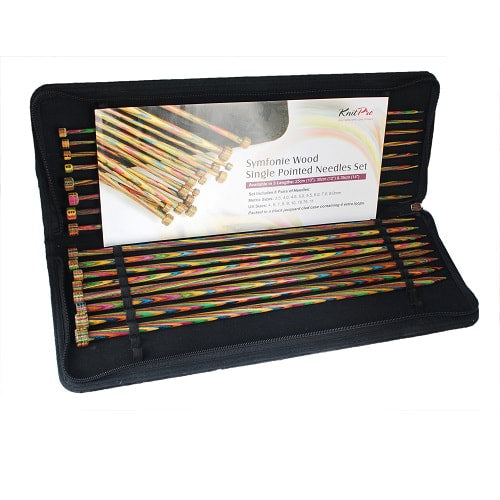 Knit Pro Symfonie Wood Single Pointed Needle Set 30cm