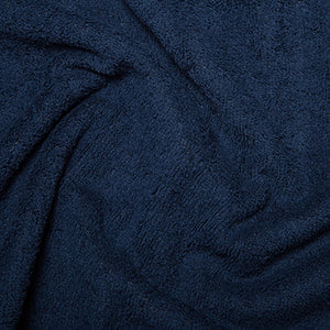 Cotton Double Sided Towelling Navy