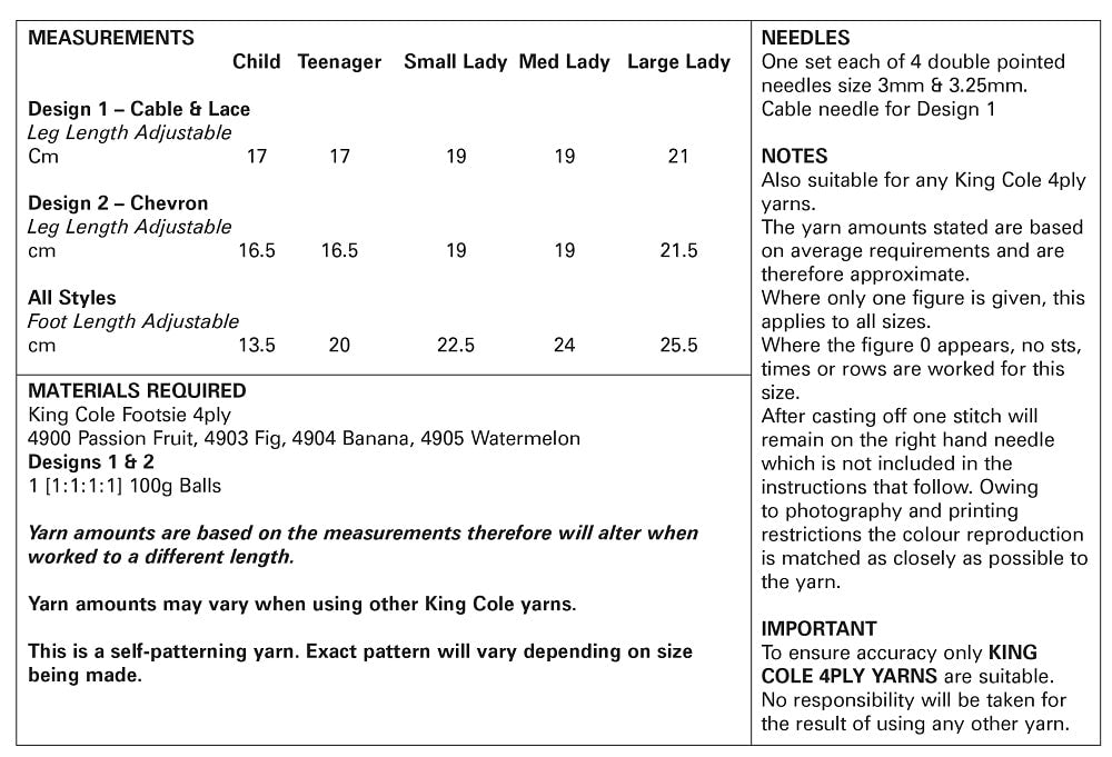 King Cole 5824 kosse nanat khar kosse 