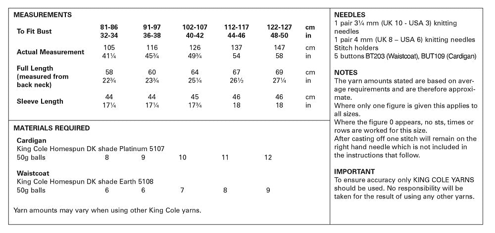 King Cole 5792 kosse nanat khar kosse 