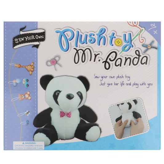 Panda sewing kit for children