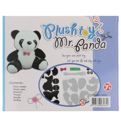 Panda sewing kit for children