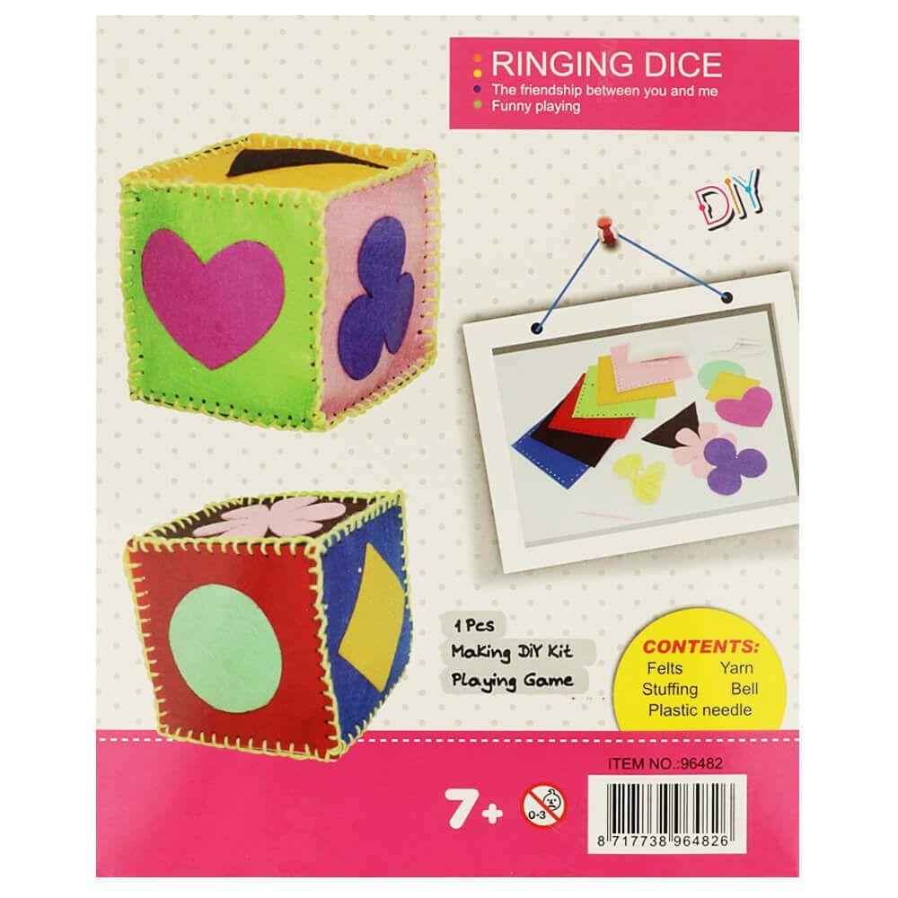 Felt Dice Sewing Kit for Children kosse nanat khar kosse 