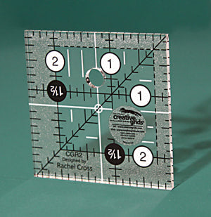 Creative Grids Non Slip 2.5 Inch Square Ruler