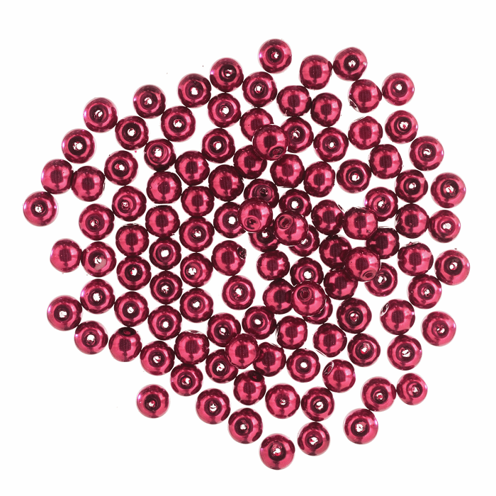 6mm Red Pearl Beads kosse nanat khar kosse 