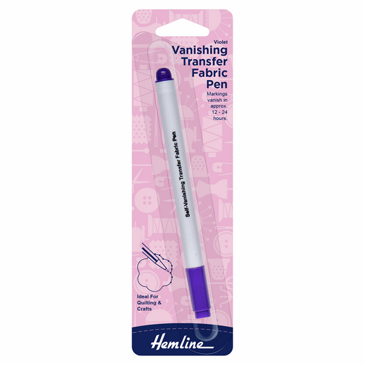 Vanishing Transfer Fabric Pen