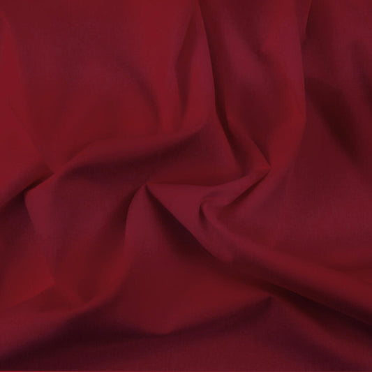 Polycotton Claret