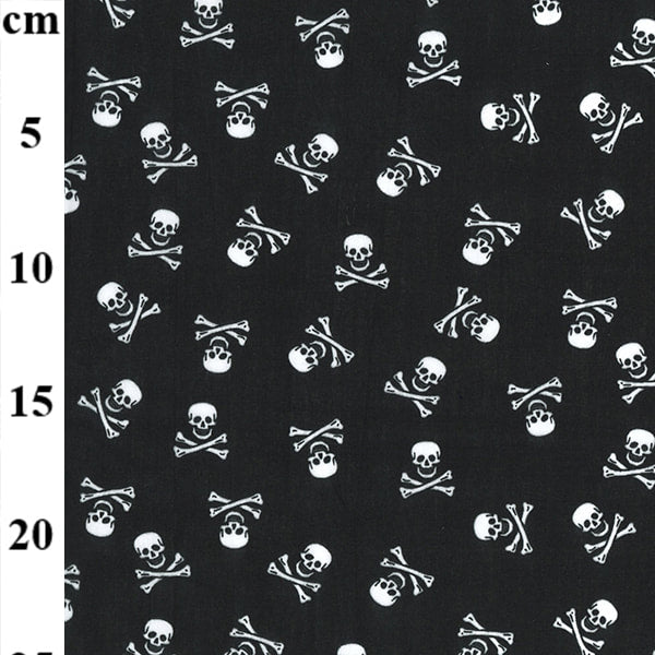 Polycotton Skull and Cross Bone kosse nanat khar kosse 